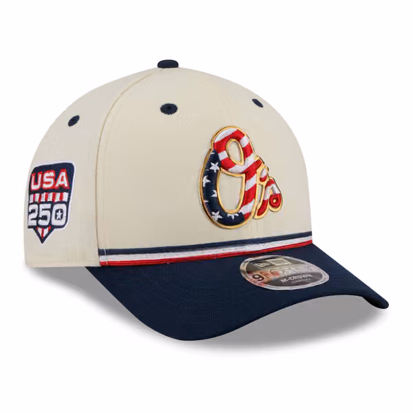 Baltimore Orioles 2026 4th of July USA 250 9FORTY Snapback MLB Cap product photo