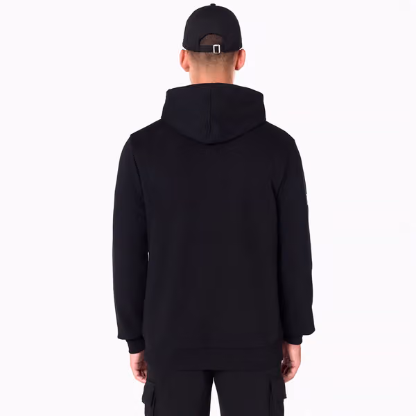 NFL Shield Logo Hoodie New Era NFL Sweatshirt Black view 2