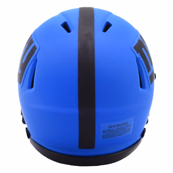 New York Giants Rave Alternate NFL Speed Mini Helmet Blue view 2