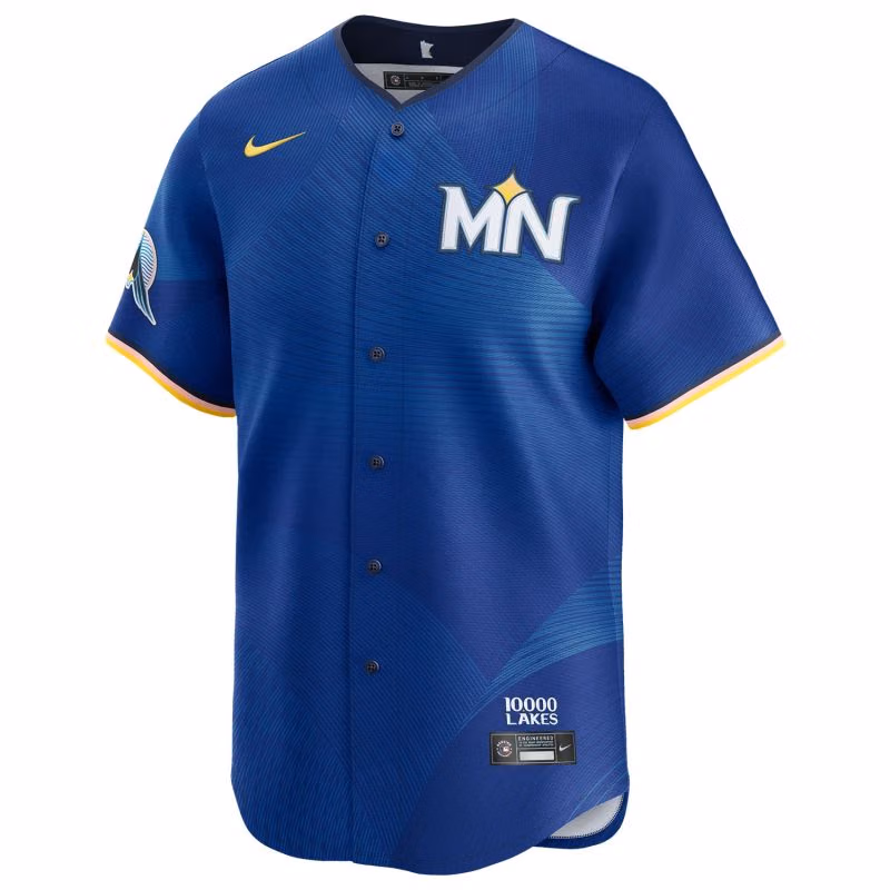 Minnesota Twins City Connect Nike Limited MLB Jersey Blue view 1