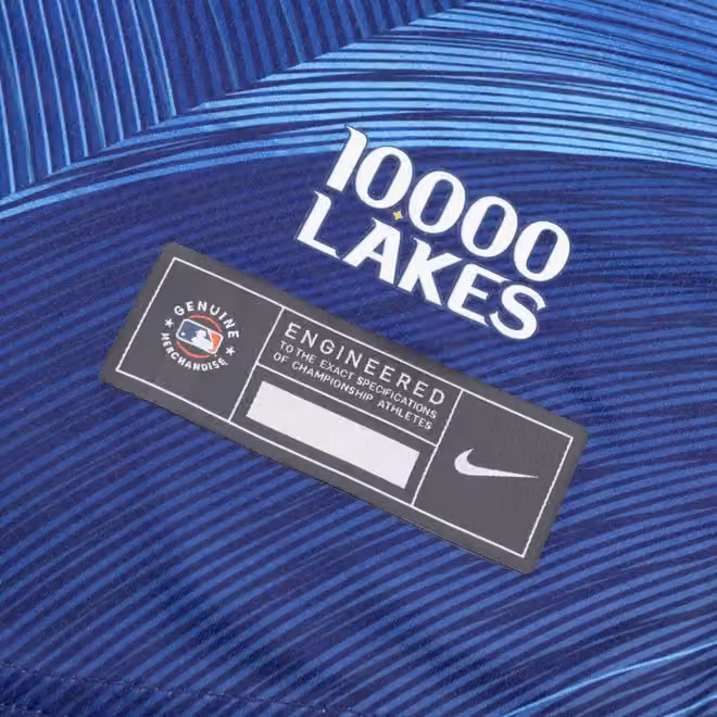 Minnesota Twins City Connect Nike Limited MLB Jersey Blue view 6