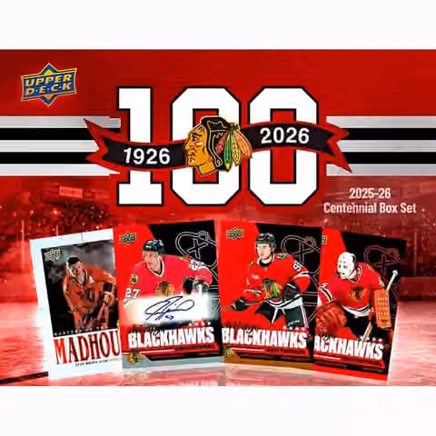 2025/26 Upper Deck Chicago Blackhawks 100 Years Centennial Hockey Box Set view 2