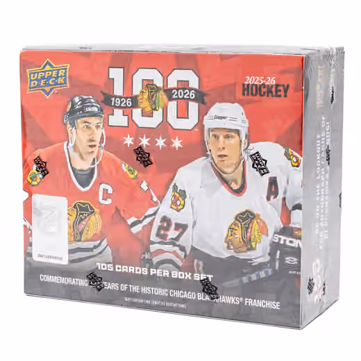 2025/26 Upper Deck Chicago Blackhawks 100 Years Centennial Hockey Box Set view 1