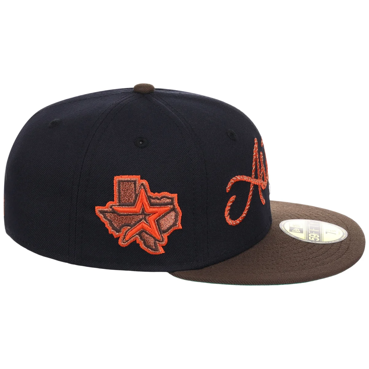 Houston Astros MLB Heritage & Heat 'Lasso' New Era 59FIFTY detail view