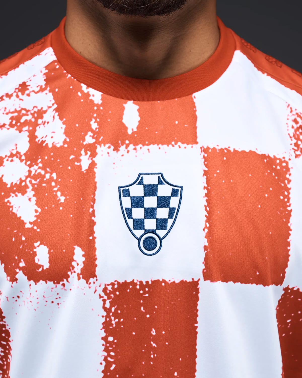 Jersevo Custom Personalized Croatia Heritage Jersey (2026WC Edition) crest detail