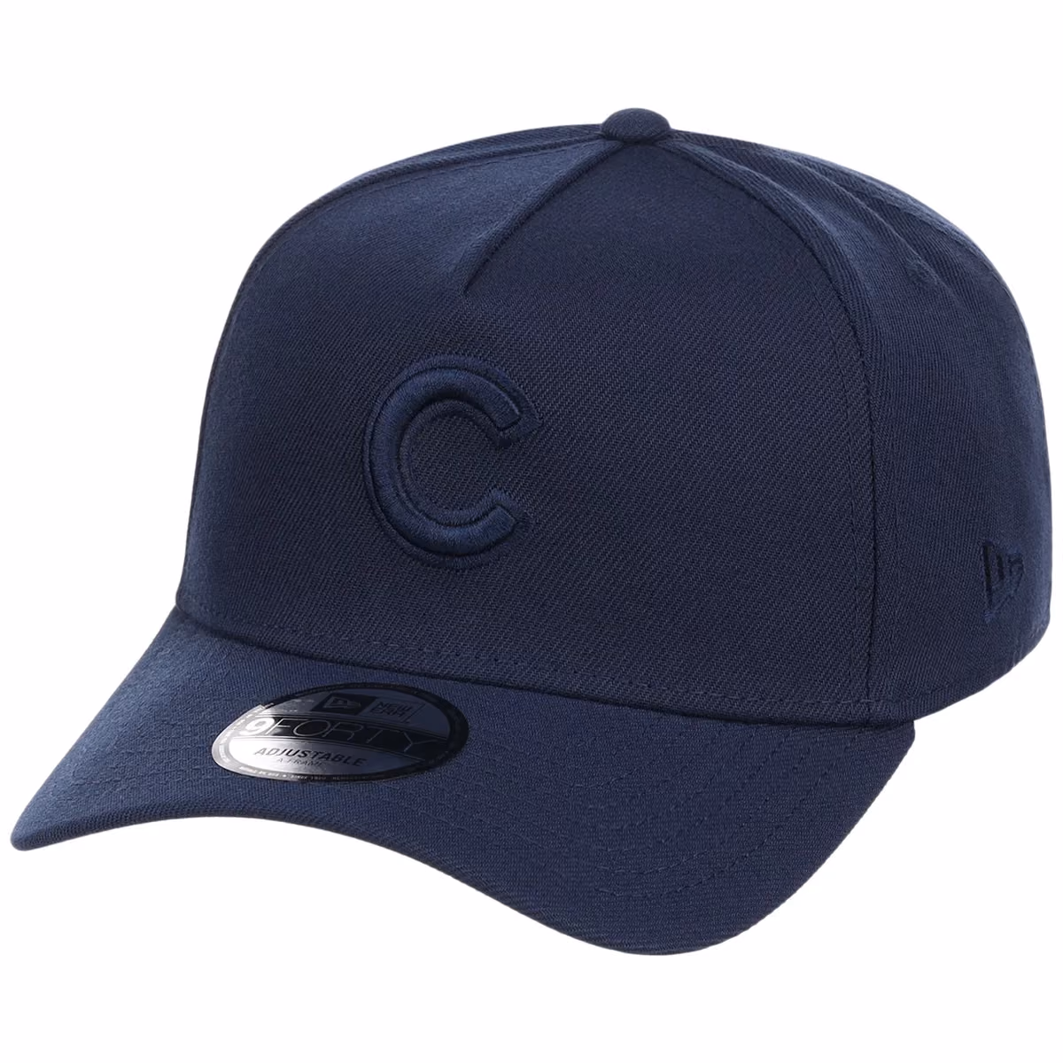 Chicago Cubs MLB Navy FASHION CORE New Era 9FORTY A-Frame detail view