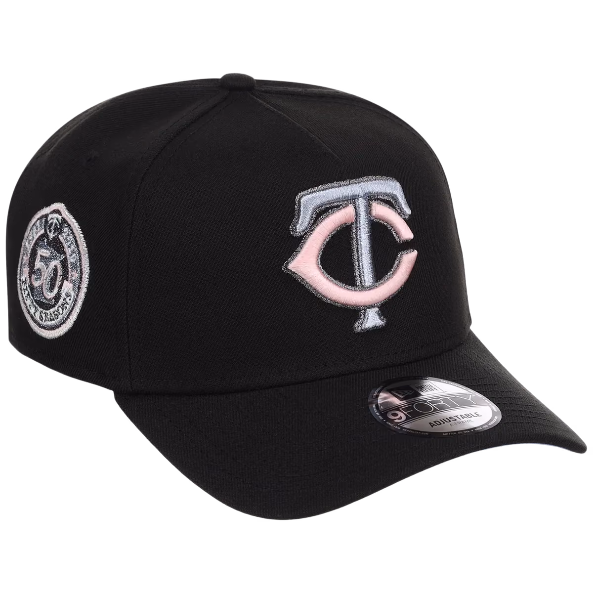 Minnesota Twins MLB Pewter Skies New Era 9FORTY A-Frame front view
