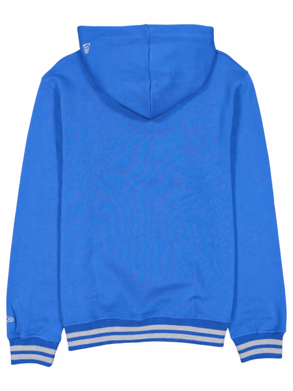 Detroit Lions Felt Logo Throwback NFL Hoodie Blue view 2