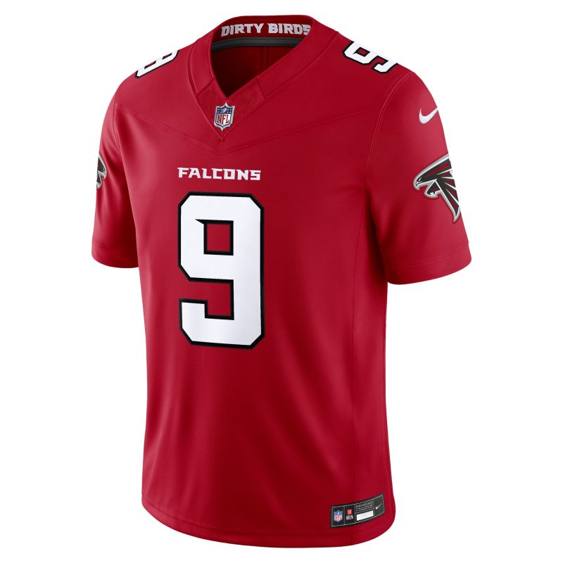 Michael Penix Jr. #9 Atlanta Falcons 2026 Stitched Limited NFL Jersey Red view 2