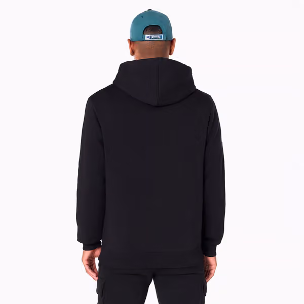 Philadelphia Eagles Logo Hoodie New Era NFL Sweatshirt Black view 2