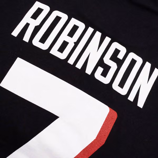Bijan Robinson #7 Atlanta Falcons Player NFL T-Shirt Black view 4
