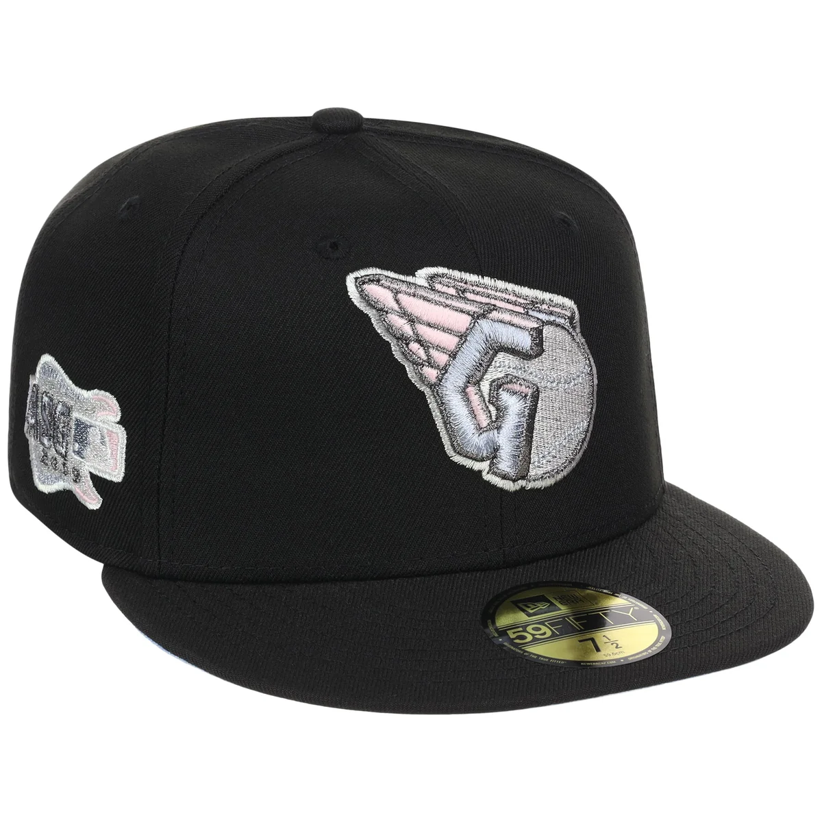 Cleveland Guardians MLB Pewter Skies New Era 59FIFTY front view