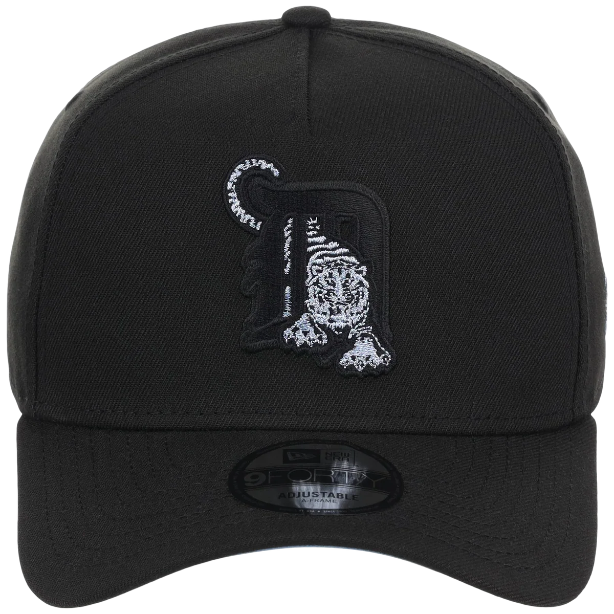 Detroit Tigers MLB Black Sky FASHION CORE New Era 9FORTY A-Frame detail view