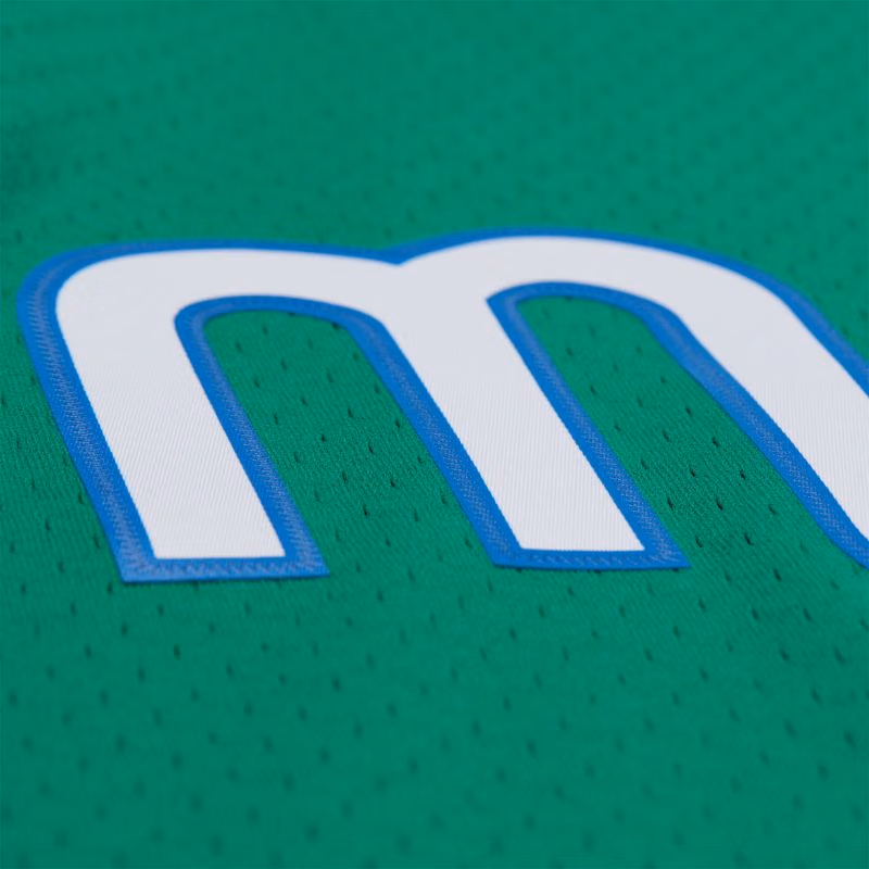 Dirk Nowitzki #41 Dallas Mavericks 2004-05 Swingman NBA Jersey Green view 5