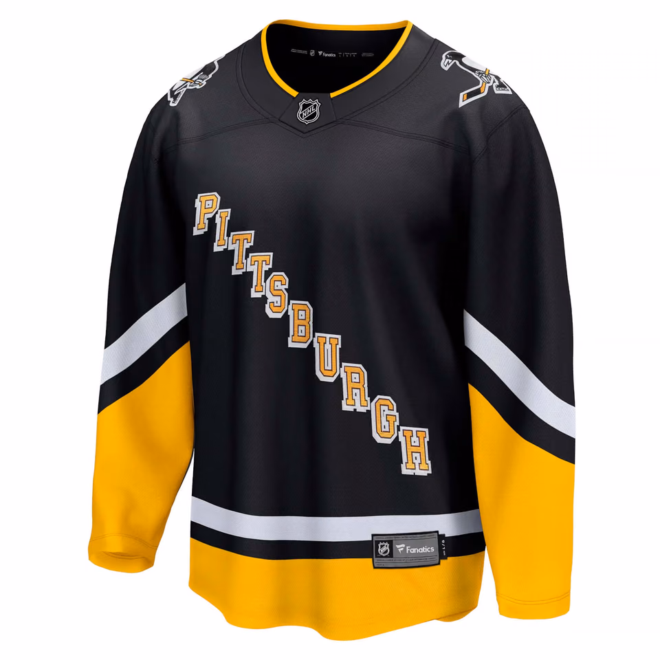 Pittsburgh Penguins Fanatics Breakaway NHL Jersey Alternate Black view 1