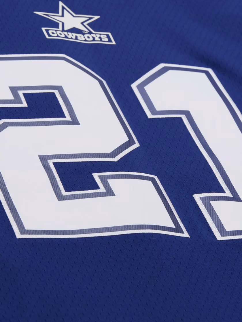 Deion Sanders #21 Dallas Cowboys 1995 Legacy Super Bowl XXX NFL Jersey Navy view 6