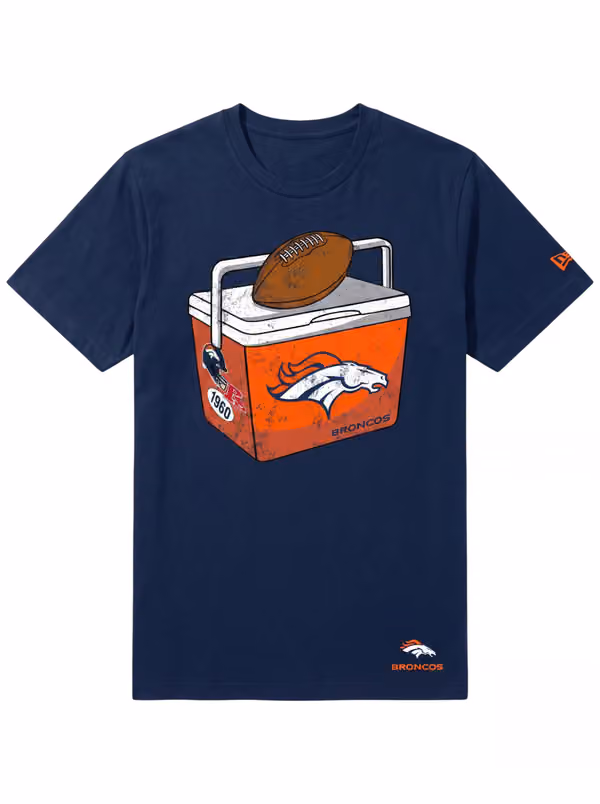 Denver Broncos NFL Training Cooler T-Shirt Navy view 1