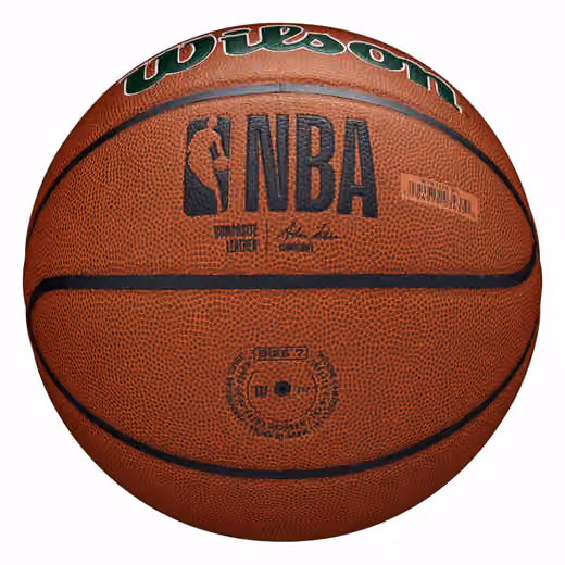 Milwaukee Bucks Wilson Team Alliance NBA Basketball (Size 7) view 2