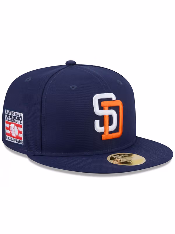 San Diego Padres 2026 MLB Hall of Fame 59FIFTY Fitted Cap Navy product photo