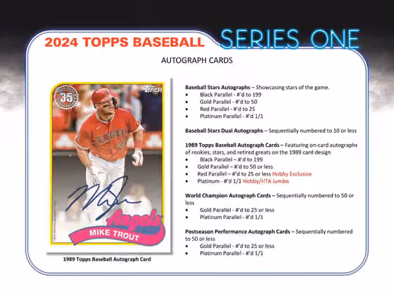 2024 Topps Series 1 Baseball MLB Hobby Box view 6