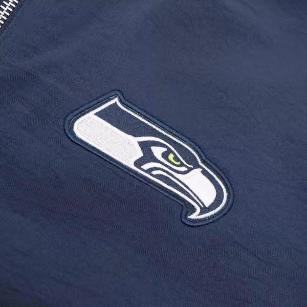 Seattle Seahawks NFL Sideline Nike Coach Bomber Jacket view 4