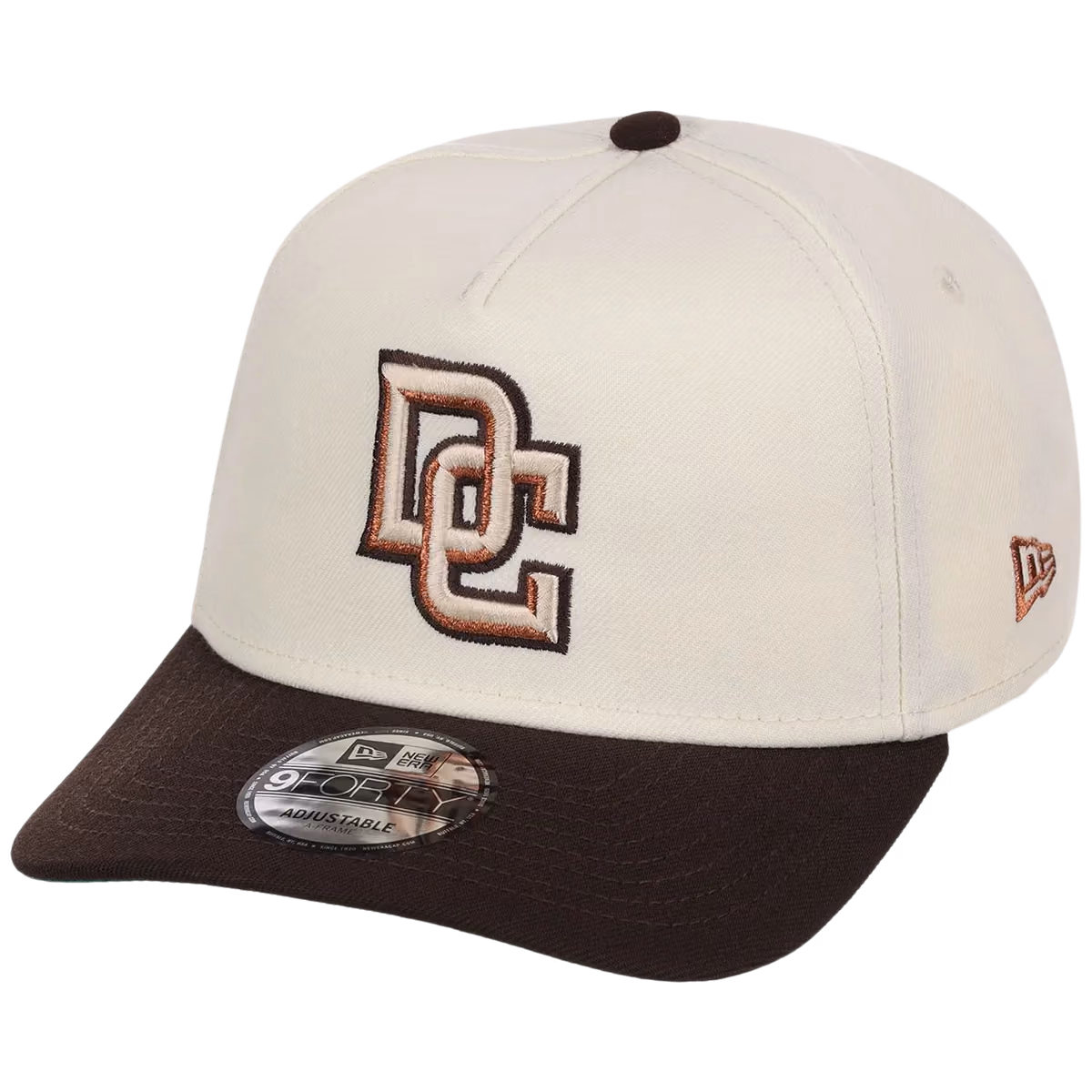 Washington Nationals MLB Walnut Reserve New Era 9FORTY A-Frame detail view