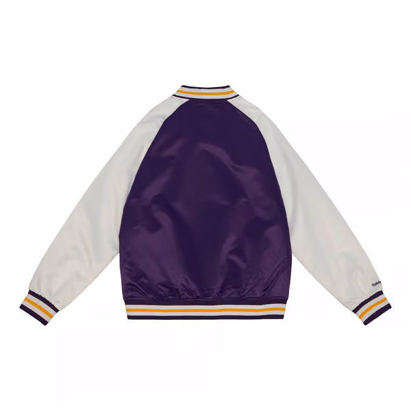 Los Angeles Lakers Primetime Mitchell & Ness Lightweight Satin NBA Jacket view 2