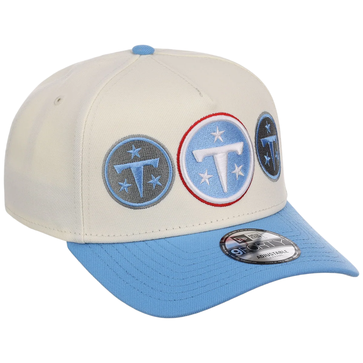 Tennessee Titans NFL Seismic New Era 9FORTY A-Frame front view