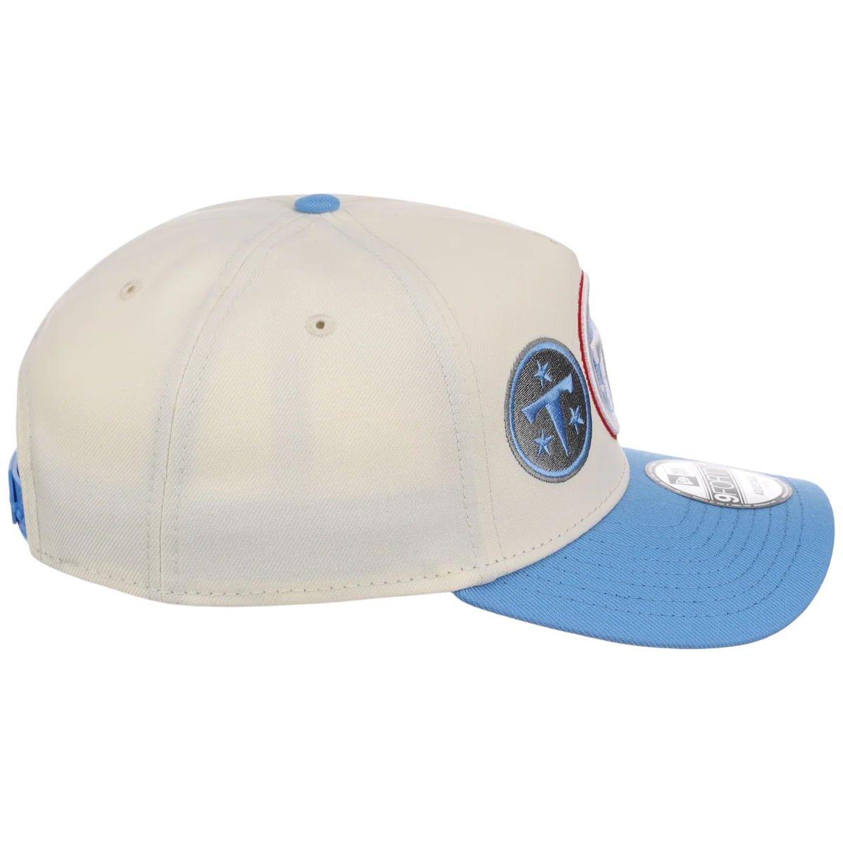 Tennessee Titans NFL Seismic New Era 9FORTY A-Frame detail view