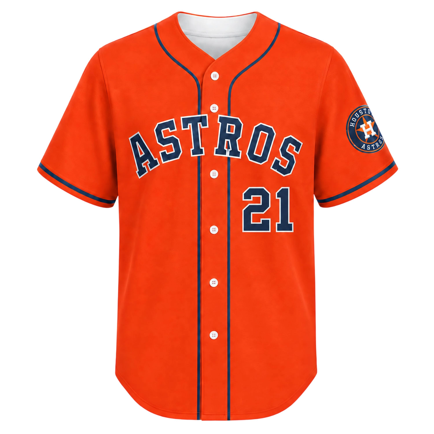 Yainer Diaz Astros Jersey Vibrant Orange Alternate