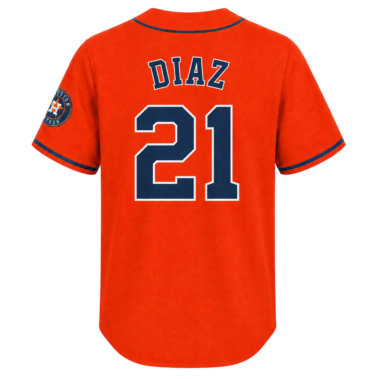 Yainer Diaz Astros Jersey Vibrant Orange Alternate