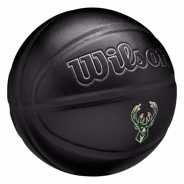 Milwaukee Bucks Premiere Wilson NBA Basketball Black (Size 7) view 4