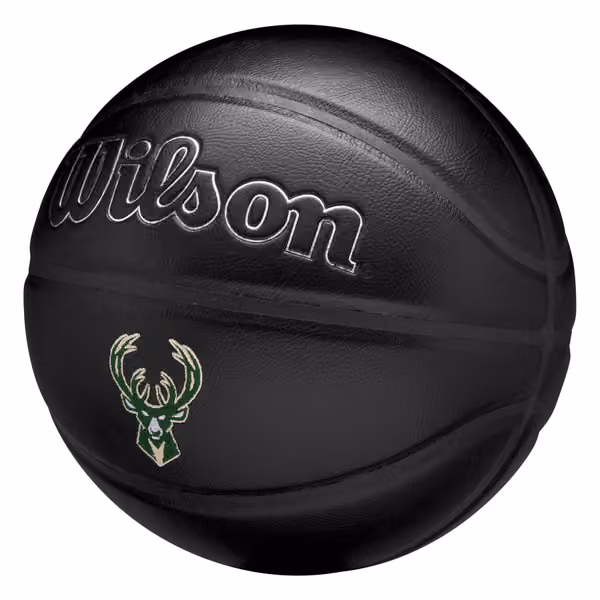 Milwaukee Bucks Premiere Wilson NBA Basketball Black (Size 7) view 5