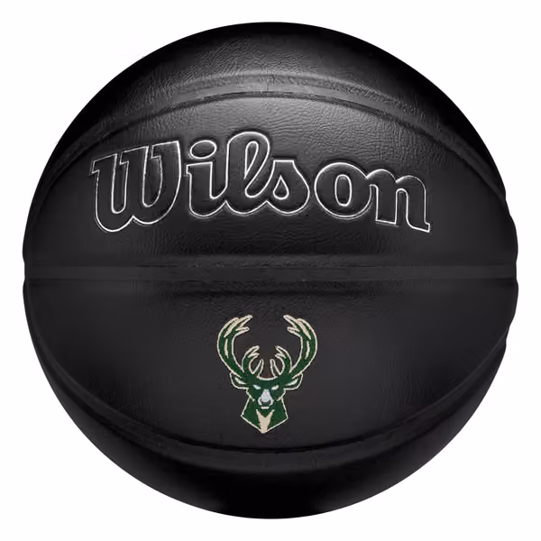 Milwaukee Bucks Premiere Wilson NBA Basketball Black (Size 7) view 1