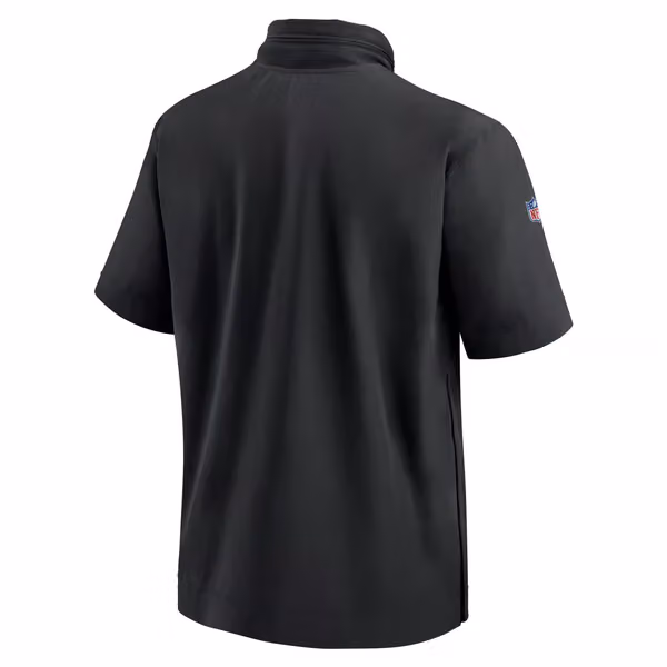 Minnesota Vikings 2024 NFL Sideline Nike Lightweight Coach Jacket Black view 3