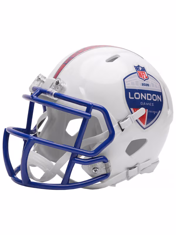 2026 NFL London Games Speed Mini Helmet view 1