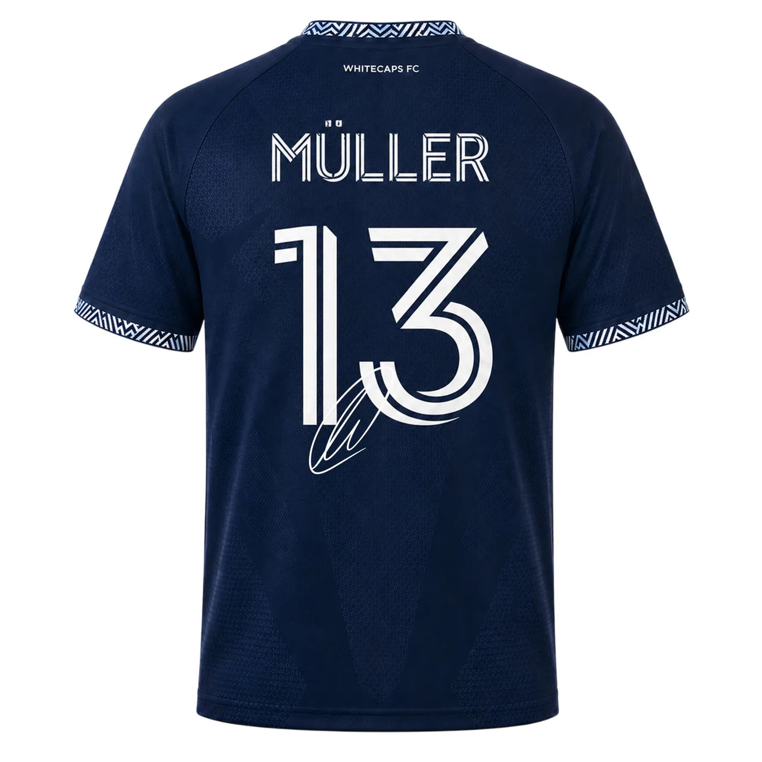 Vancouver Thomas Muller Navy Jersey Epic Fan Wear