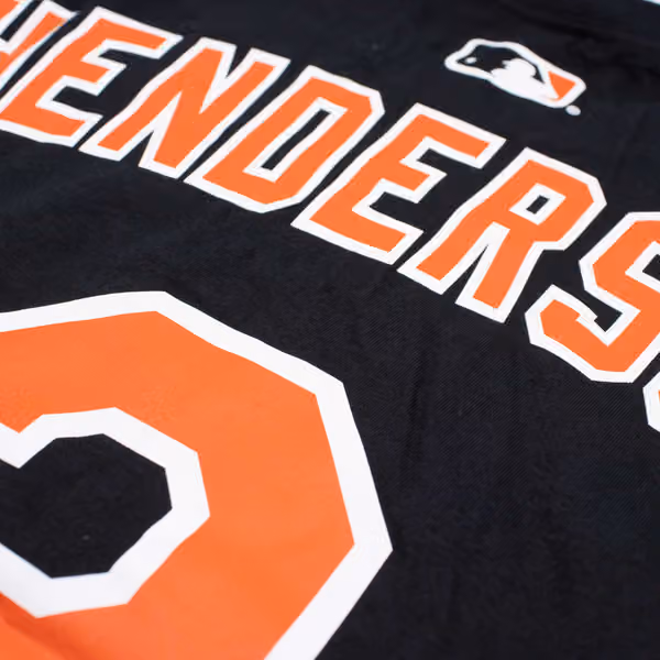 Gunnar Henderson #2 Baltimore Orioles Player MLB T-Shirt Black view 5