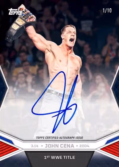 2025 Topps WWE John Cena Commemorative Collection Box view 4