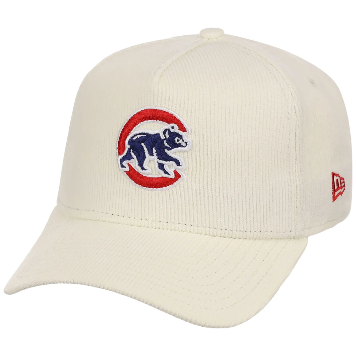 Chicago Cubs MLB Chrome Cord FASHION CORE New Era 9FORTY A-Frame detail view