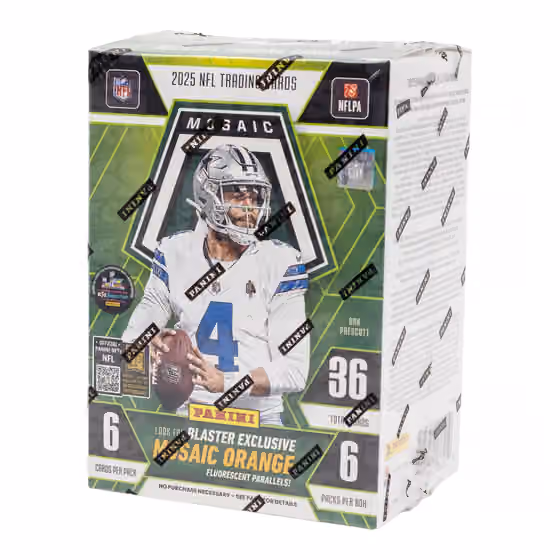 2025 Panini Mosaic Football NFL Blaster Box view 1