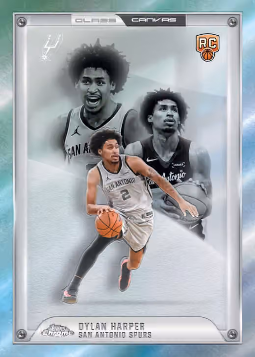 2025/26 Topps Chrome NBA Update Series Basketball Blaster Box view 2