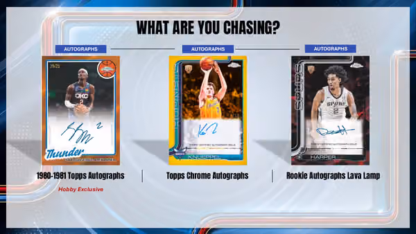 2025/26 Topps Chrome NBA Update Series Basketball Blaster Box view 5