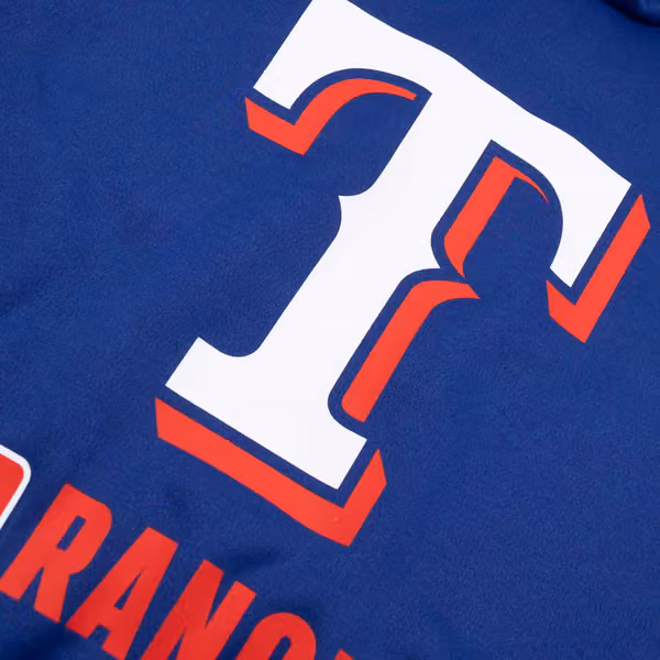 Texas Rangers 2025 MLB Authentic Performance Therma Hoodie Blue view 3