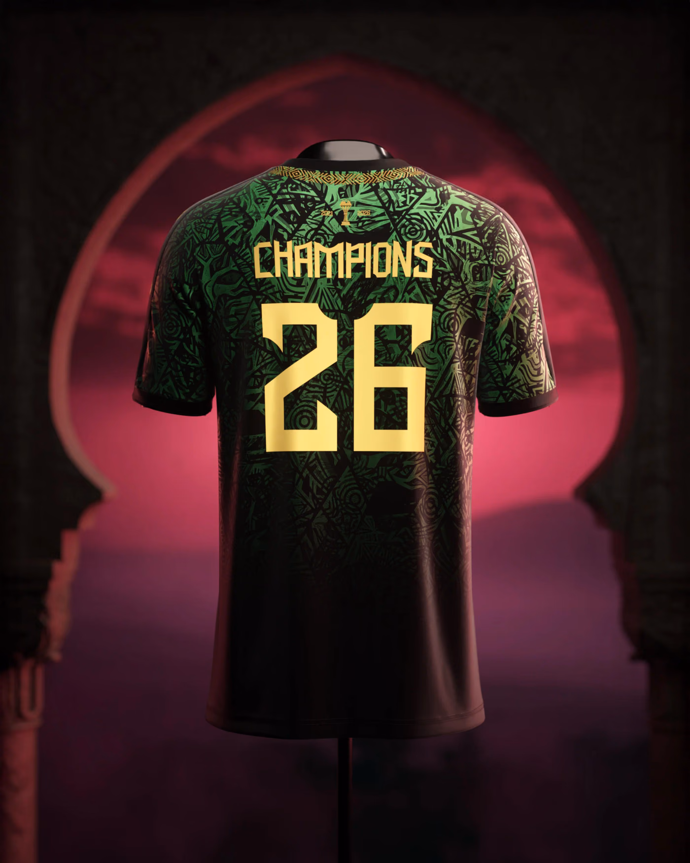 Jersevo Custom Personalized Senegal 2026 African Champions Jersey back view