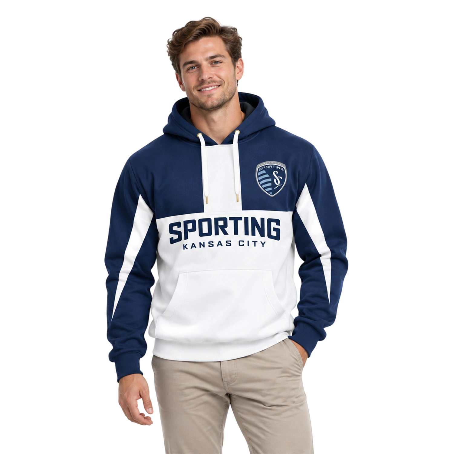 Sporting Kansas City Custom Hoodie Vibrant Colorblock