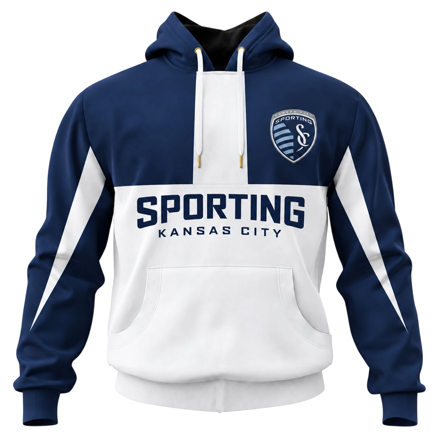 Sporting Kansas City Custom Hoodie Vibrant Colorblock