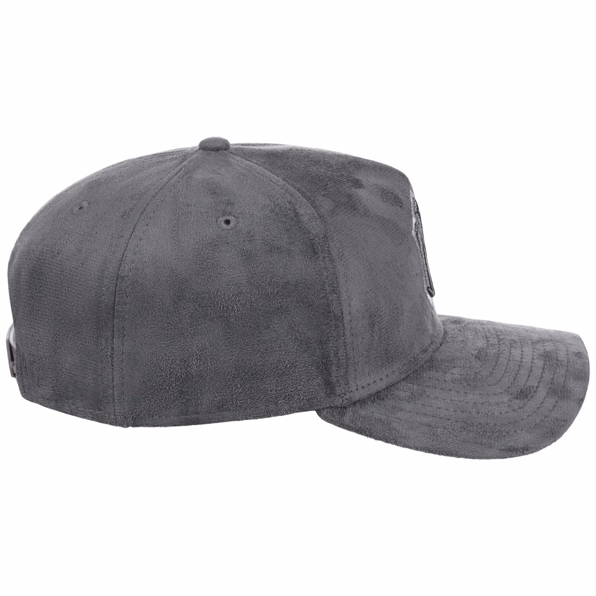 New York Yankees MLB Gray x Suede FASHION CORE New Era 9FORTY A-Frame detail view