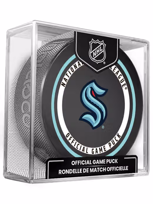 Seattle Kraken 2026-27 NHL Official Game Puck view 1