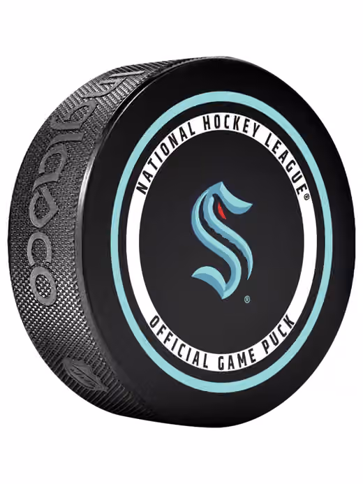 Seattle Kraken 2026-27 NHL Official Game Puck view 3